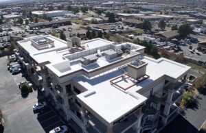 Finished commercial roof coating project by Guardian Roof Coatings in Denver, CO