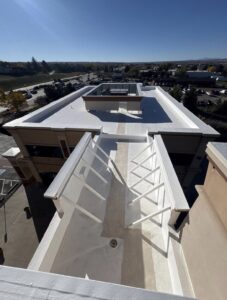 completed commercial roof coating project by Guardian Roof Coating in Denver, CO